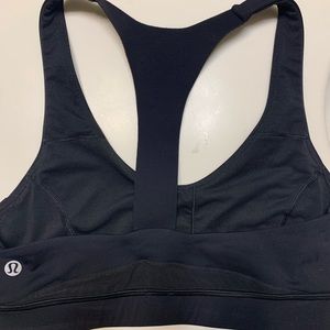 Lulu Lemon Athletica size 2 black sports bra
